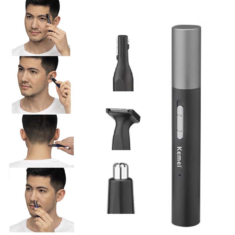 Body Trimmer - Aparador de Pelos Kemei Pro Recarregável: