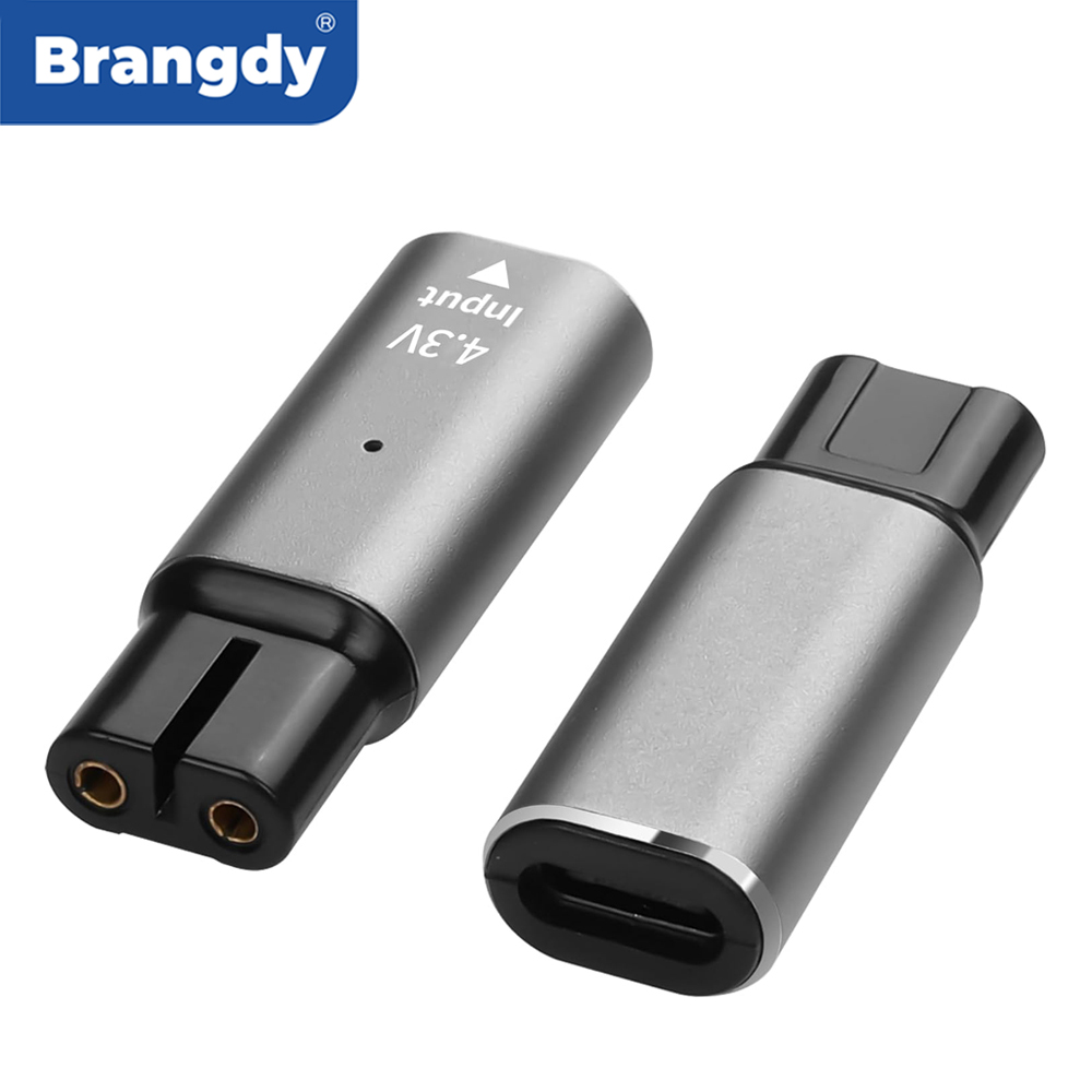 Aftershave - Brangdy 4.3v tipo-c barbeador adaptador carregador