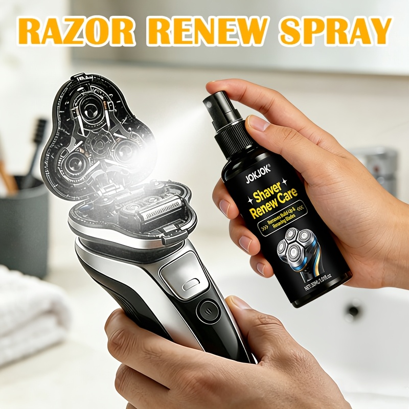 Electric Razor - Spray de Cuidado para Barbeadores Elétricos