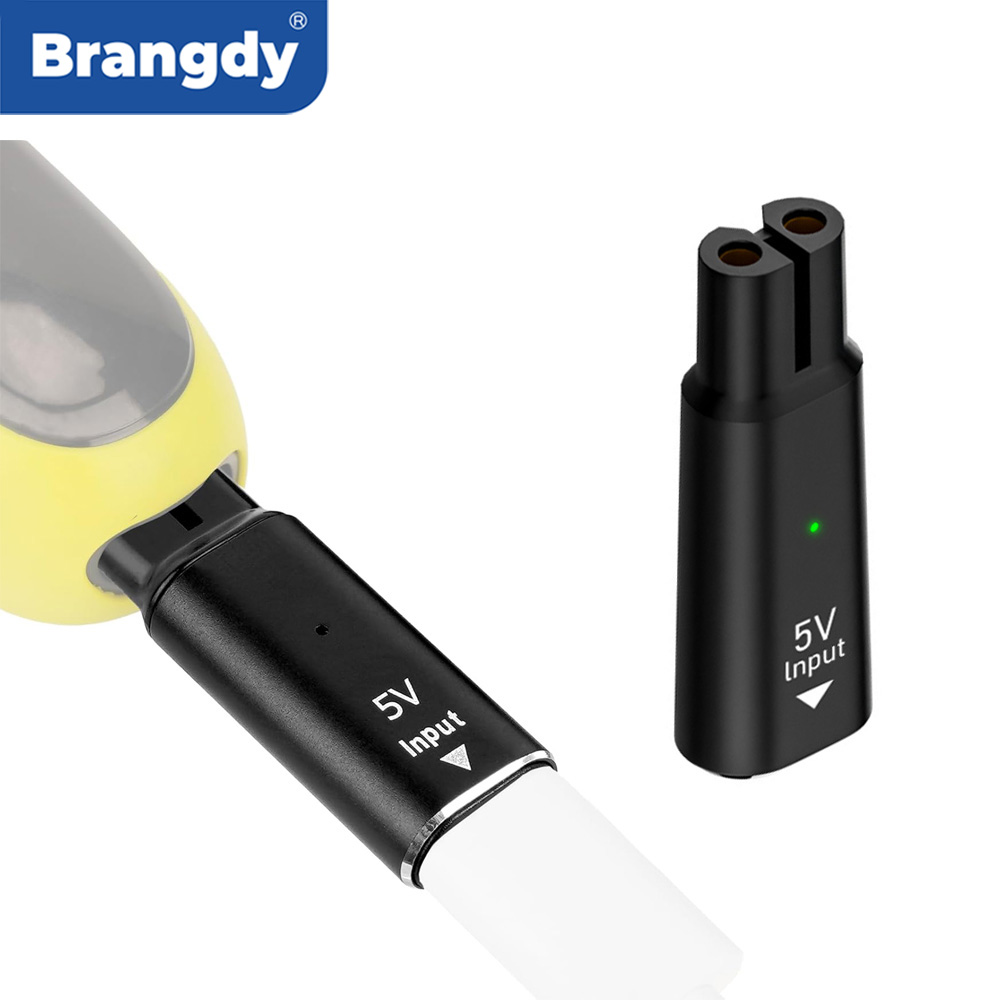 Brangdy 5v tipo-c barbeador ad - Body Trimmer avaliação e preço