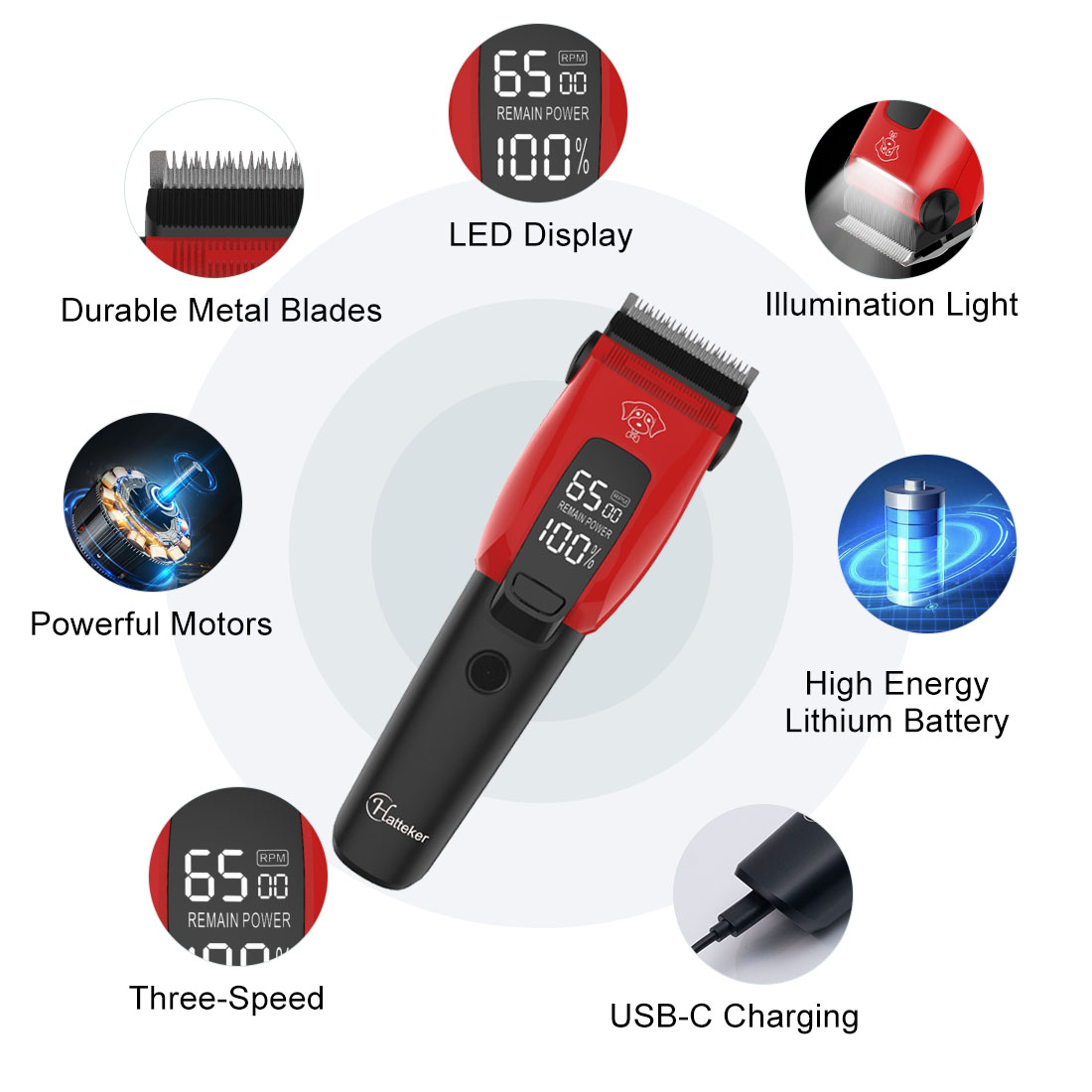Máquina de Cortar Pelos Elétri - Hair Clipper avaliação e preço