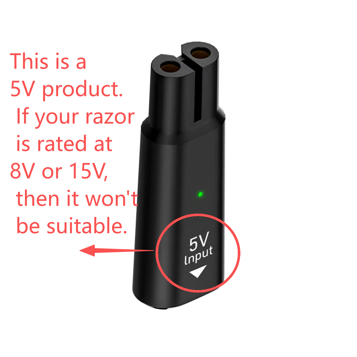 Adaptador de Carregamento USB  - Electric Shaver Rotary avaliação e preço