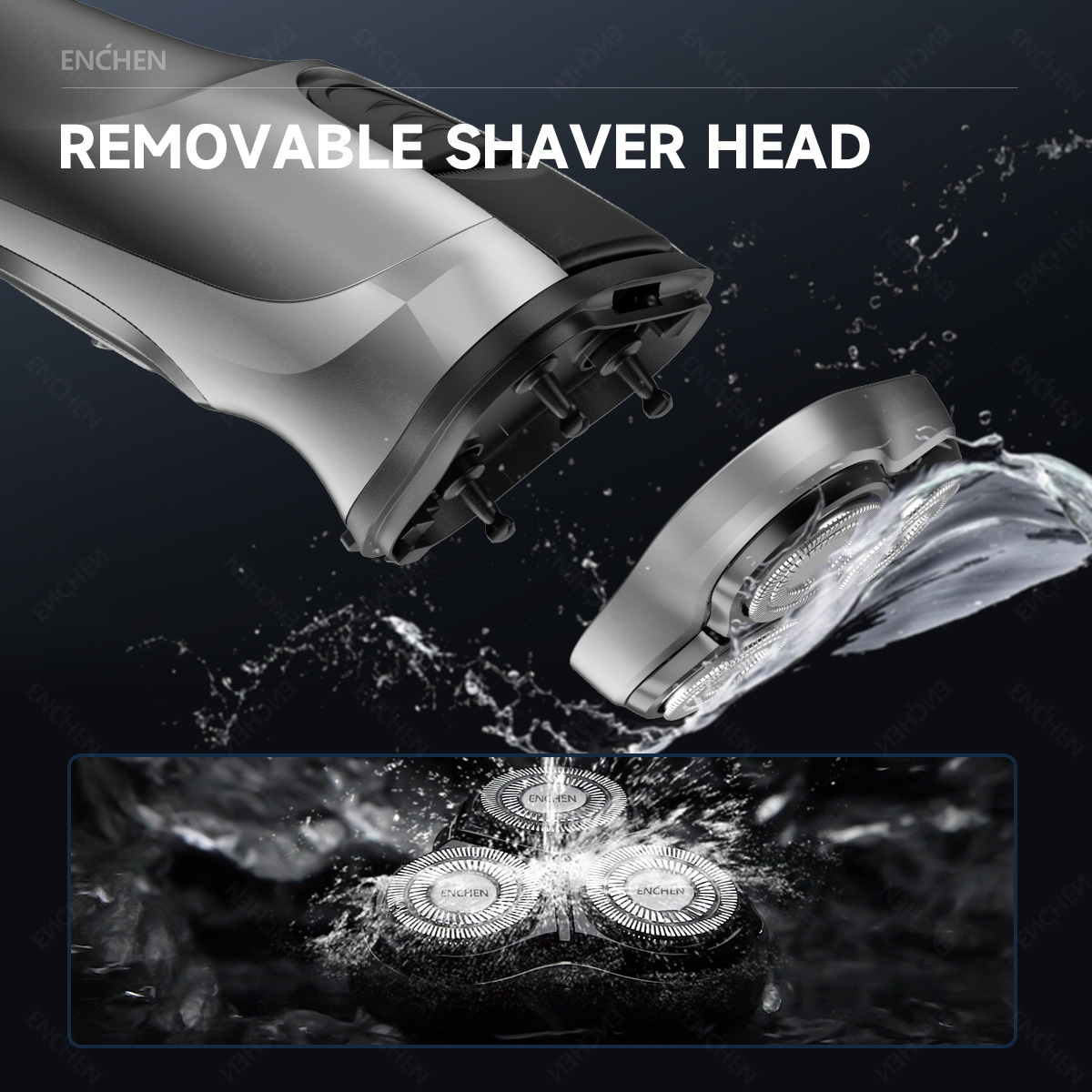 ENCHEN Blackstone Substituição - Electric Razor avaliação e preço
